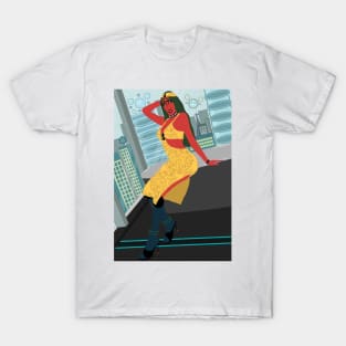 Red Alien Woman 06 T-Shirt